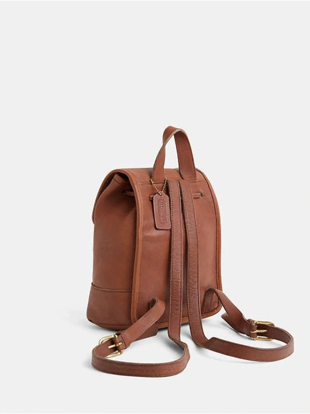 Coach Vintage Brown Leather Mini Backpack